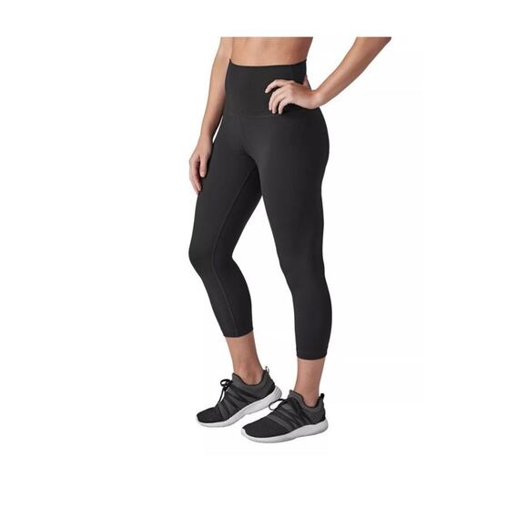 NWT • Active Life Yoga Capri Leggings Cropped Pant Black • Dry Wicking • Large - Picture 2 of 9